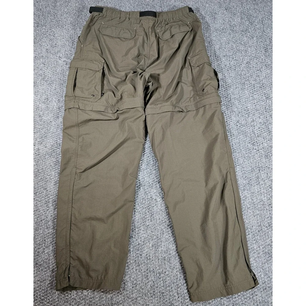 REI‎ Co-op Zip-Off Convertible Cargo Hiking Pants Olive Green Large/32 Mens